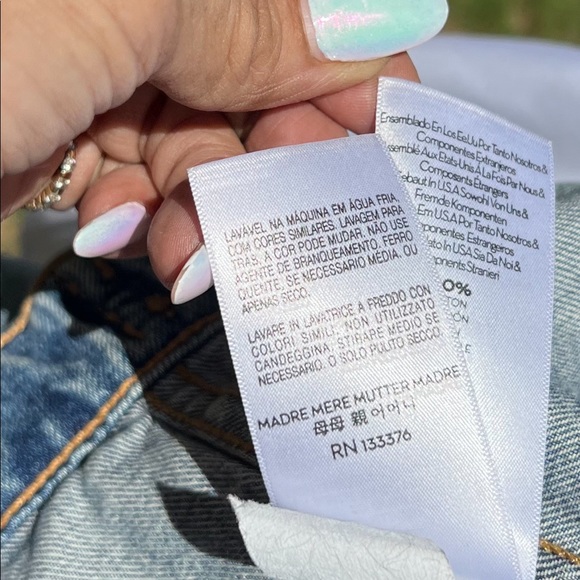 MOTHER Jean Jacket Embellished with Swarovski Crystals - Picture 11 of 14